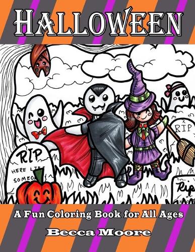Halloween: A Calming Coloring Book for All Ages (Paperback)