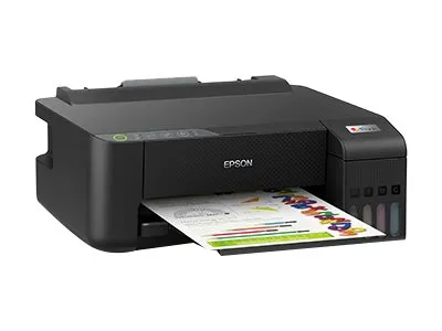 Epson EcoTank L1250 - Printer - farve - blækprinter - kan genopfyldes - A4 - 5760 x 1440 dpi - op til 10 spm (mono) / op til 5 spm (farve) - kapacitet: 100 ark - USB, Wi-Fi - sort
