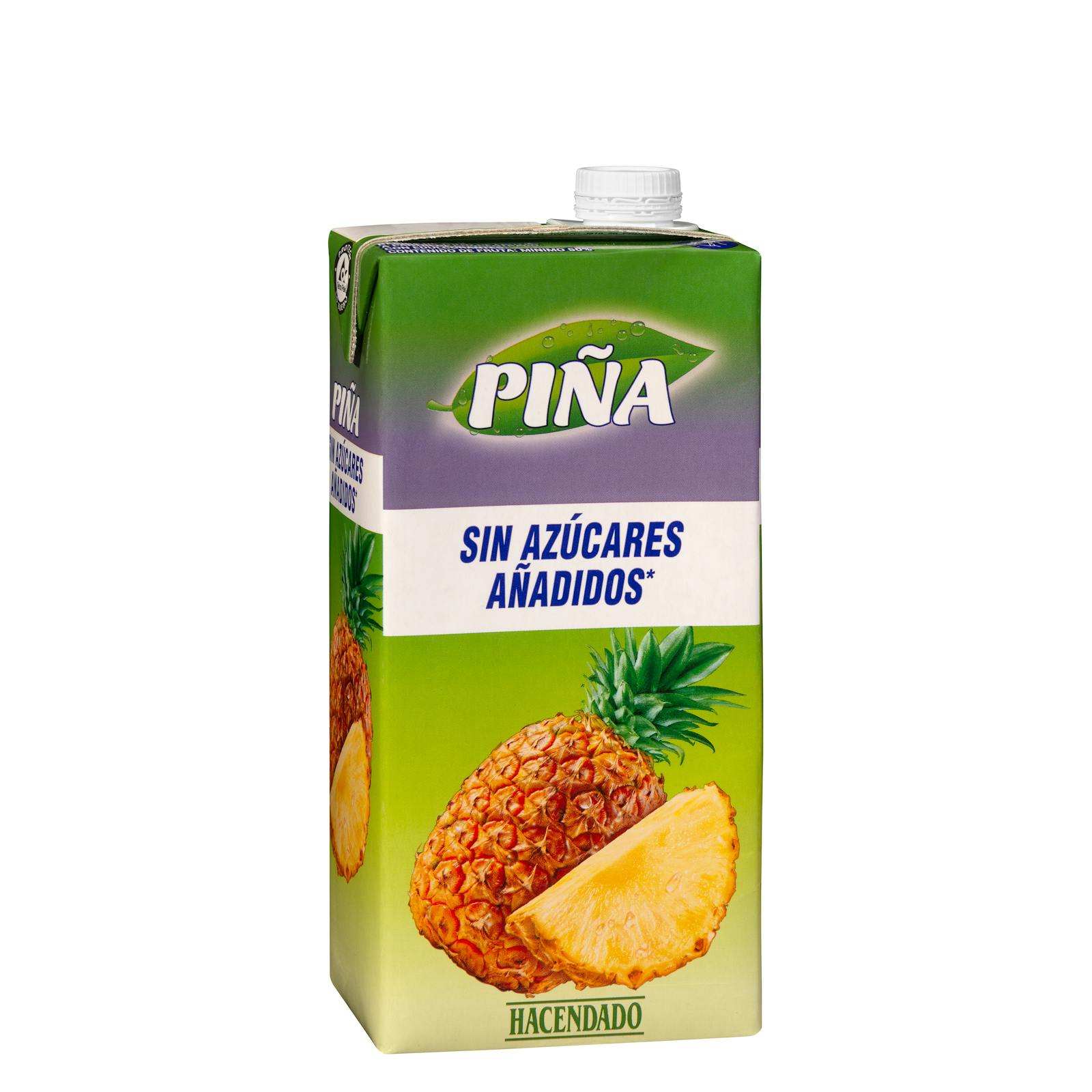 Boisson à l'ananas Hacendado sans sucres ajoutés