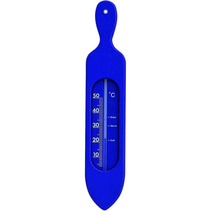 Badethermometer Kunststoff blau, 1 St