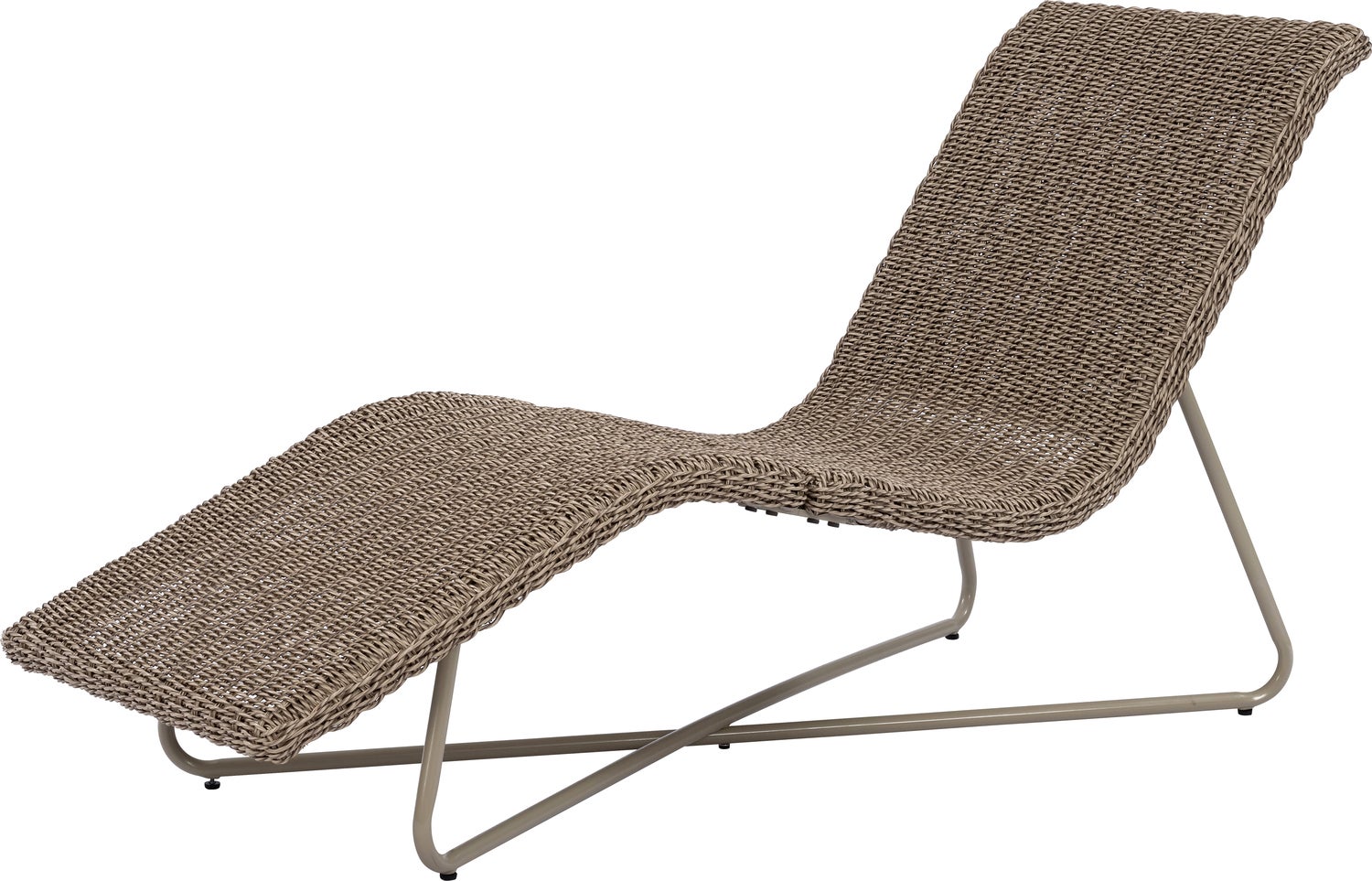 Intratuin ligbed Lou naturel 161,5 x 60 x 85 cm