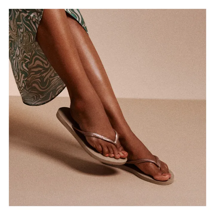 Havaianas Tongs Slim | Or rose