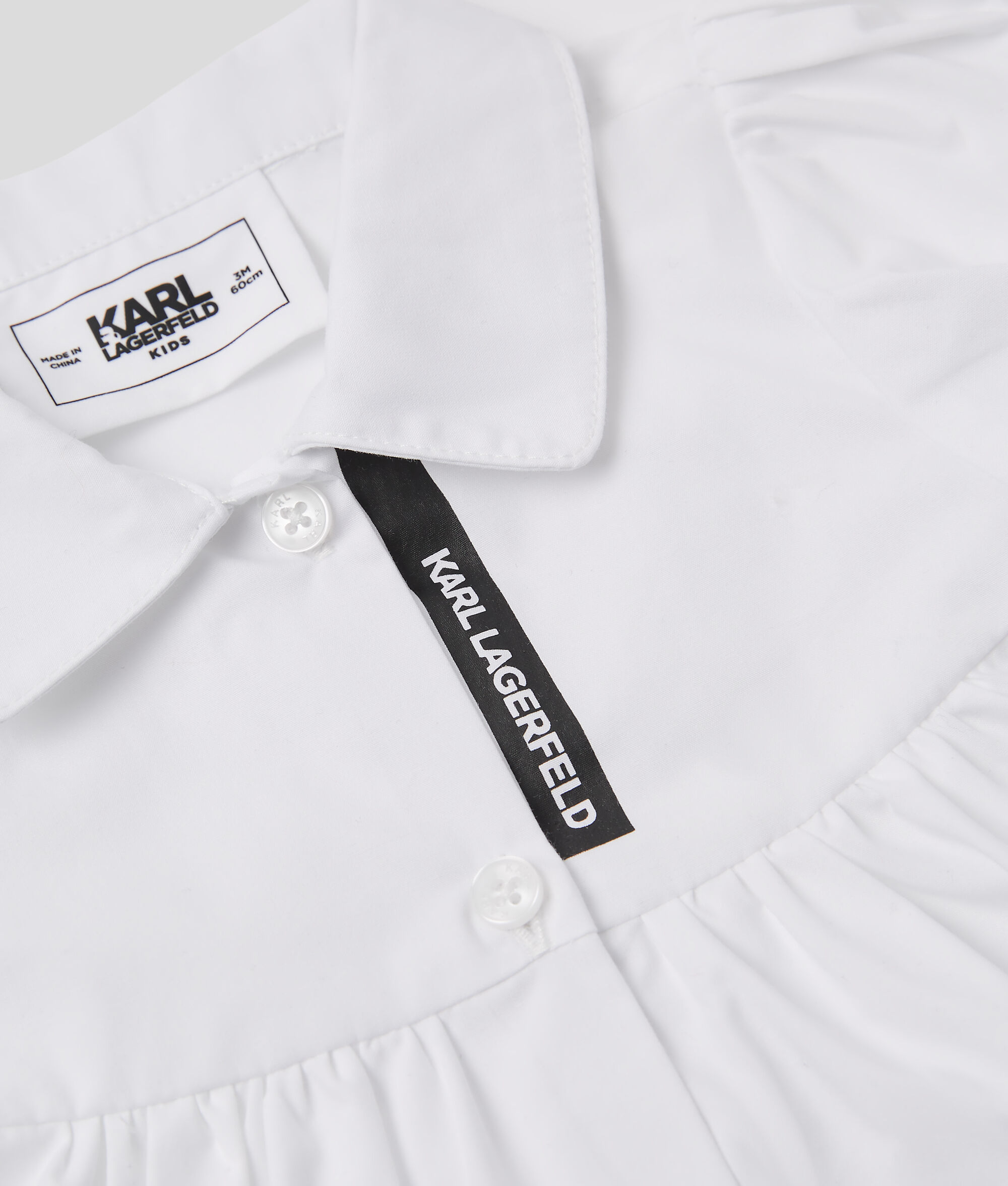 Robe-chemise en popeline pour bébé