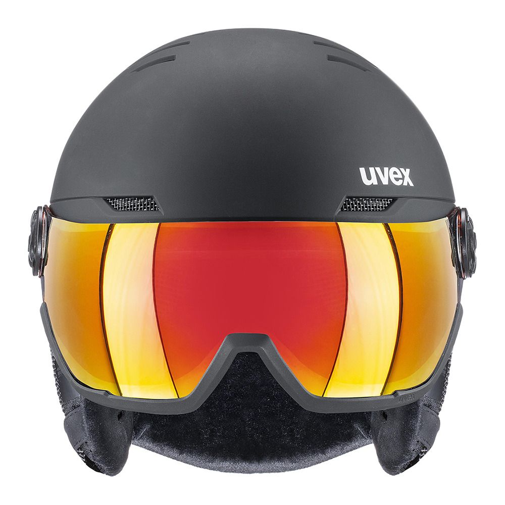 Uvex WANTED VISOR - Casque ski black mat