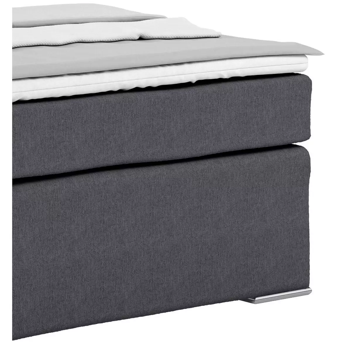 Boxspringbett Nero 140 x 200 Anthrazit