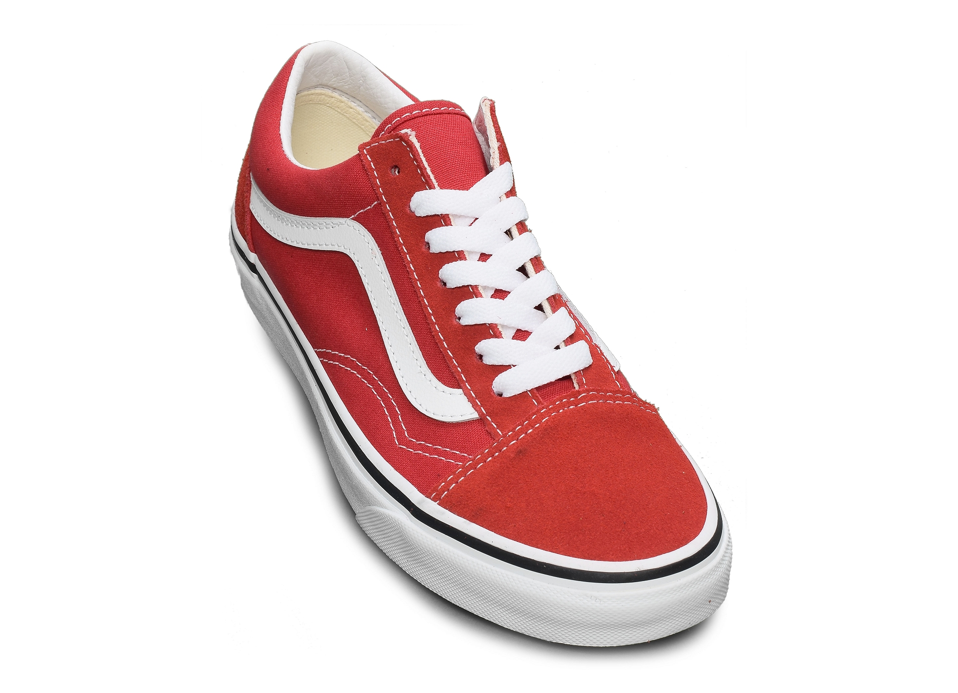 Ua old skool rouge blanc
