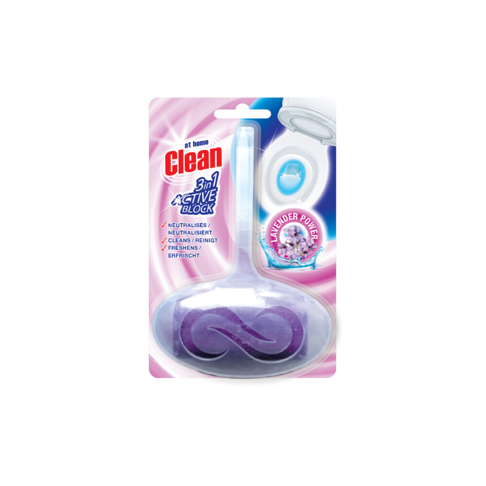 6x At Home Toiletblok 3-in-1 Lavender
