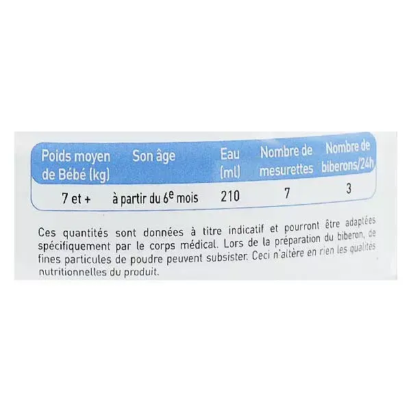 Babybio Lait de Chèvre Caprea 2ème Âge Bio 800g