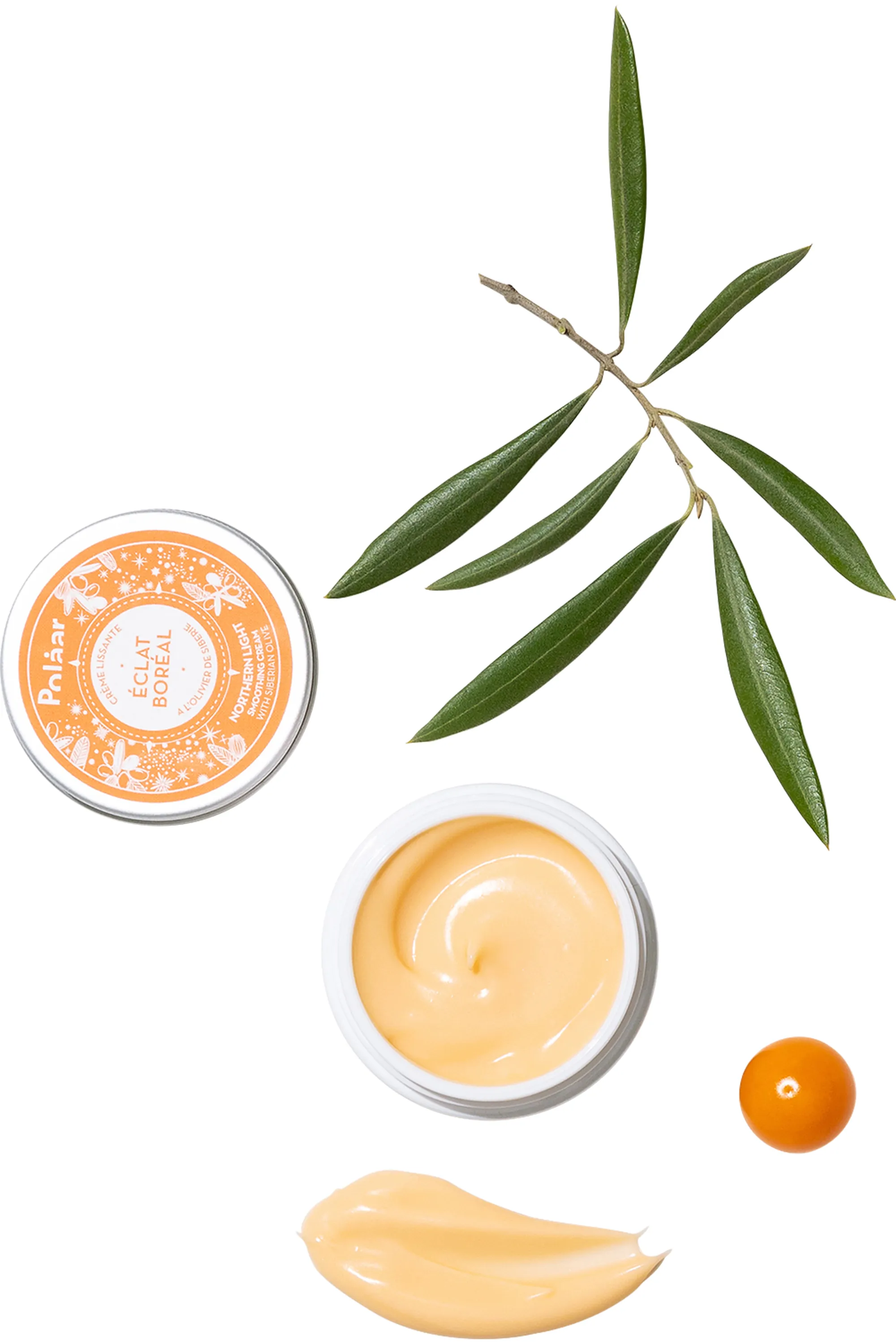 Polaar Crème lissante Eclat Boréal à l’Olivier de Sibérie-50 ml