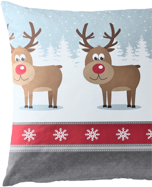 BIERBAUM Bettwäsche »Wichtel« 2 tlg. tlg. 100 % Baumwolle, Biber, unterschiedliche Weihnachts-Designs