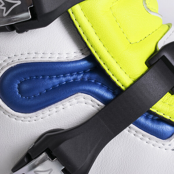 Stylmartin - Bottes Impact Pro Waterproof Blanc / Noir / Jaune fluo / Bleu