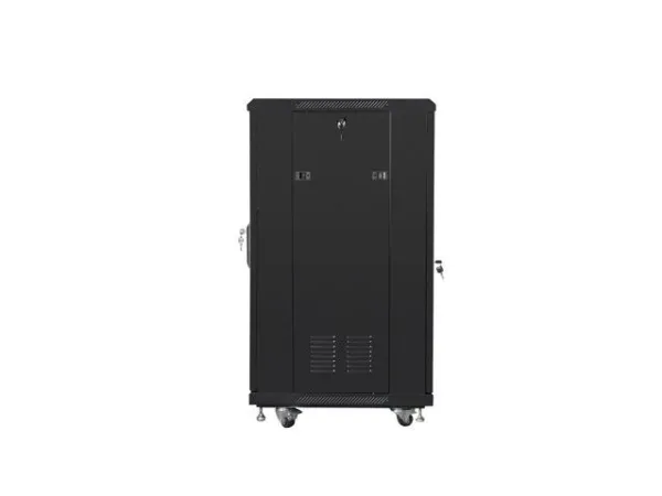 Lanberg - Rack kabinet - sort, RAL 9004 - 22U - 19