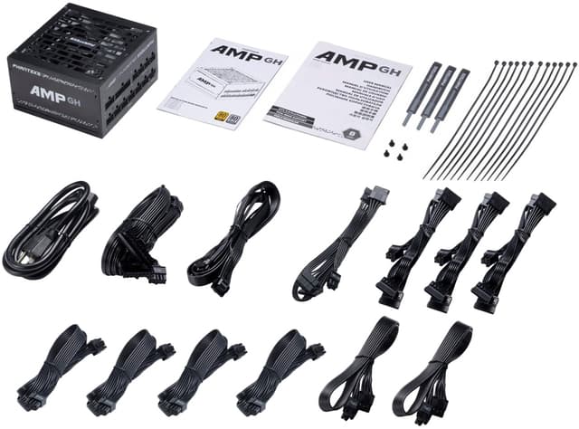 Phanteks AMP GH 1000W strømforsyning (sort)
