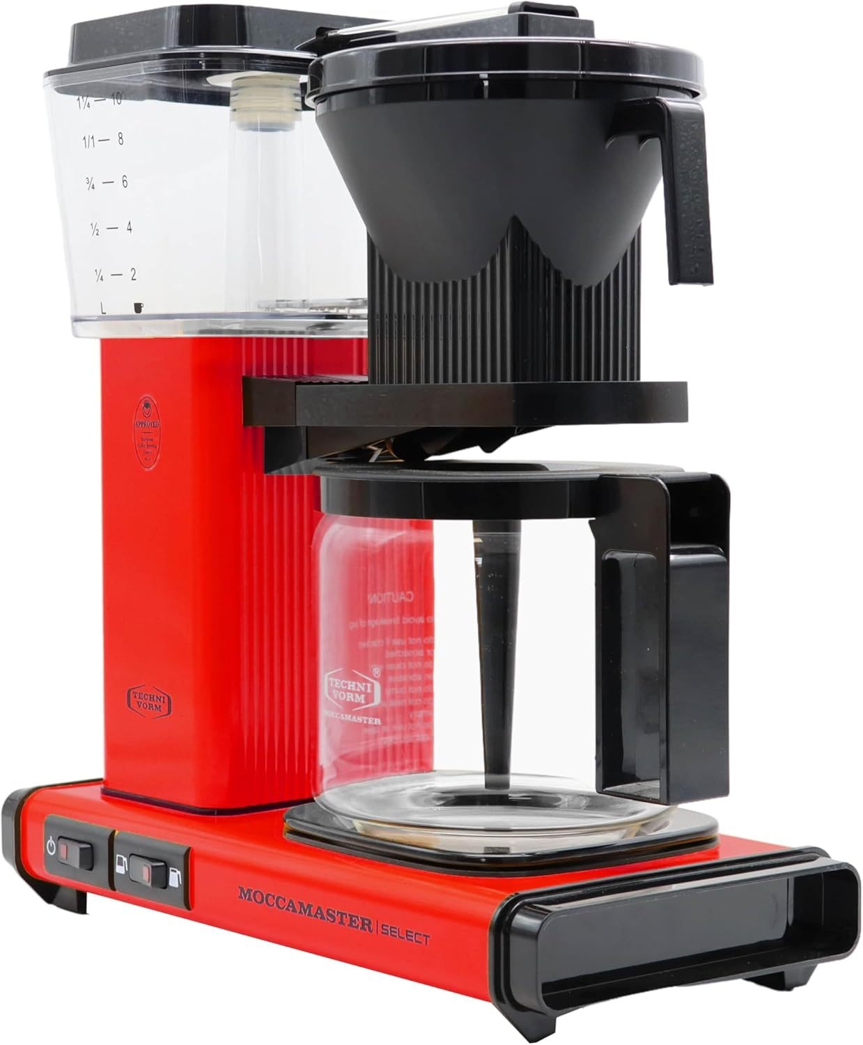 Moccamaster KBG Select, Kaffeemaschine, Retro Kaffeemaschine, Filterkaffee, Off-White, 1.25L