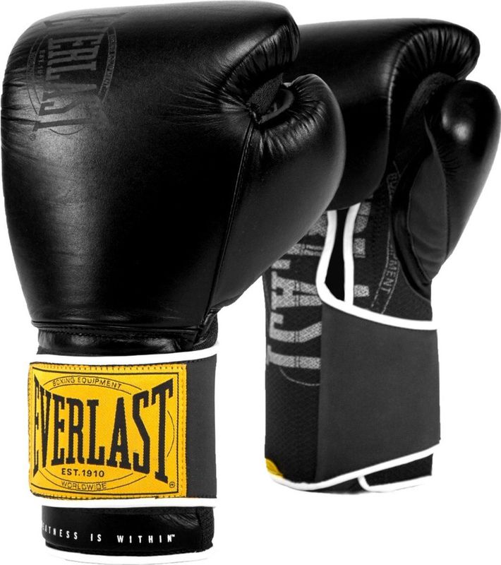 Everlast - 1910 Classic Training - Bokshandschoenen - Zwart - Leer
