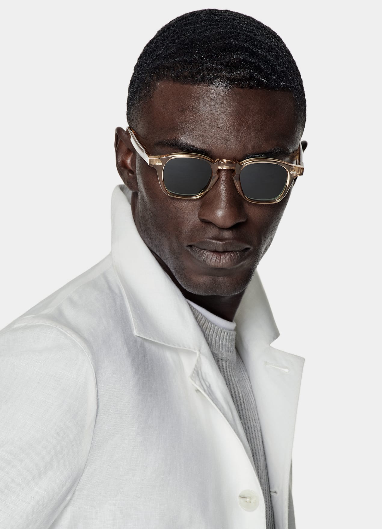 Veste chemise coupe Relaxed blanche