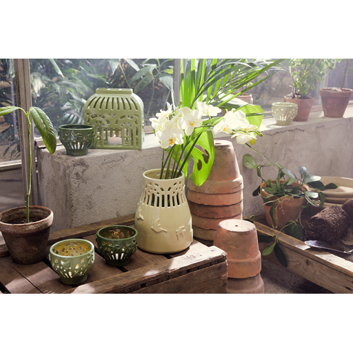 Kähler Orangery Fyrfadsstage, Green Garden