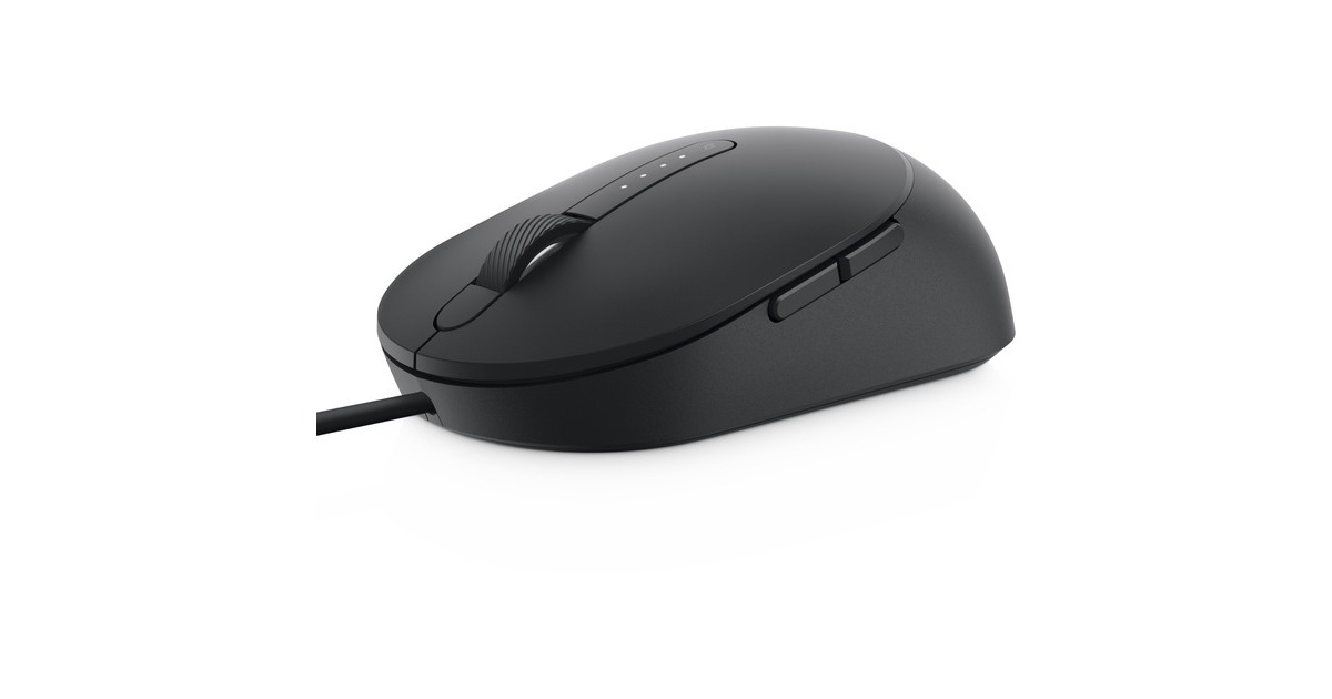 DellLaser Wired Mouse MS3220  (Zwart, 3200 dpi)