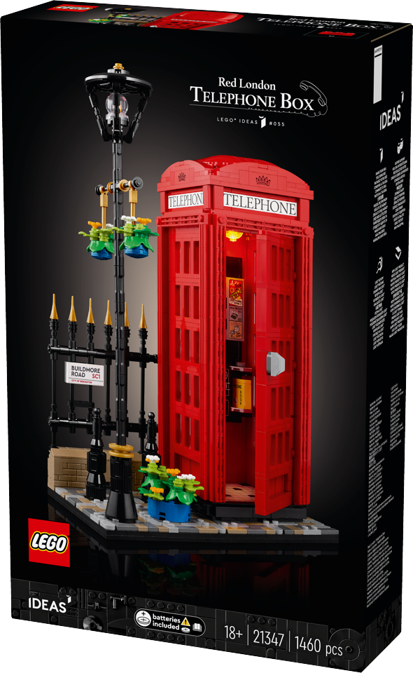 LEGO Ideas - Rød London-telefonboks (21347)