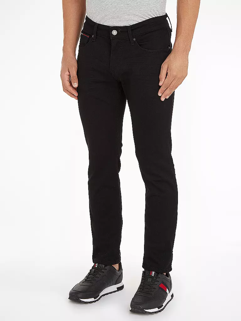 TOMMY JEANS Jeans Slim Fit Scanton schwarz