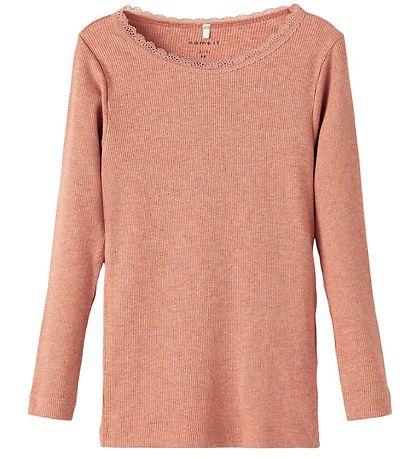 Name It Bluse - Rib - Noos - NmfKab - Caf? Au Lait