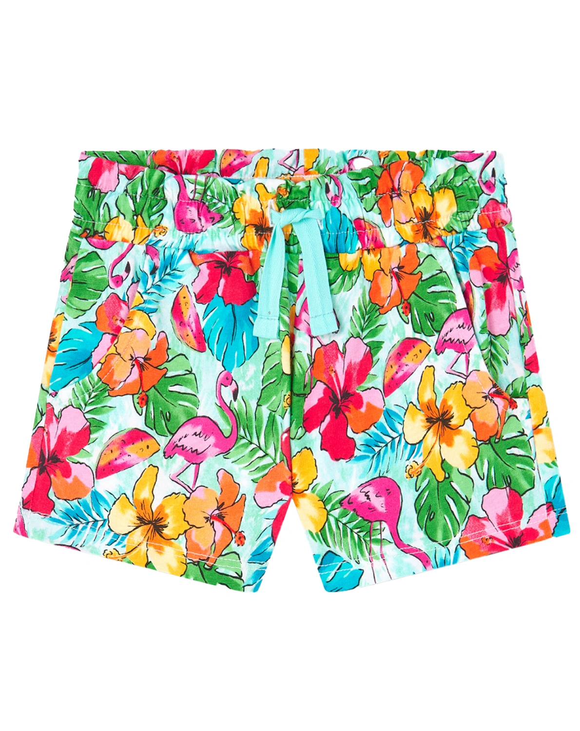 Shorts SPRING FLOWERS in bunt