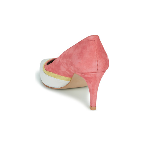 JB Martin - ETNA - CHEVRE VELOURS ROSE  / JAUNE / CRAIE