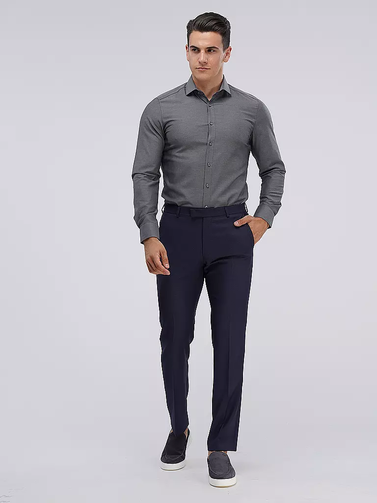 OLYMP LEVEL FIVE Hemd Body Fit grau