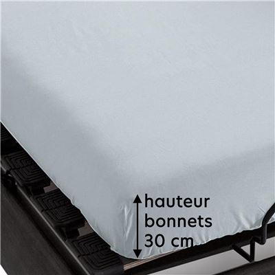 Housse alèse jersey double couchage THERMORÉGULATRICE - IMPERMÉABLE