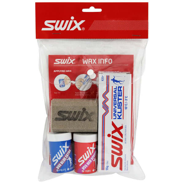 Outillage fart SWIX XC WAX KIT 4 PIECES