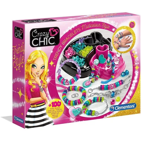 Clementoni Crazy Chic-Trendige Perlenarmbänder