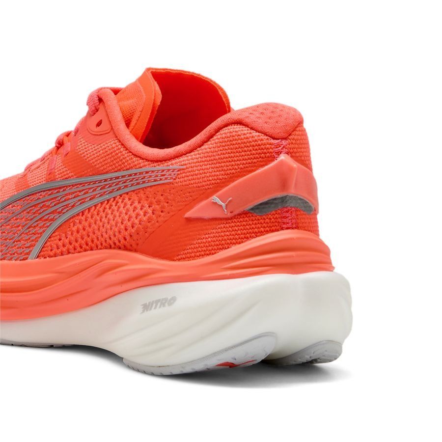 PUMA Chaussures de Running Deviate Nitro 3 - Glowing Red/Argenté Femme