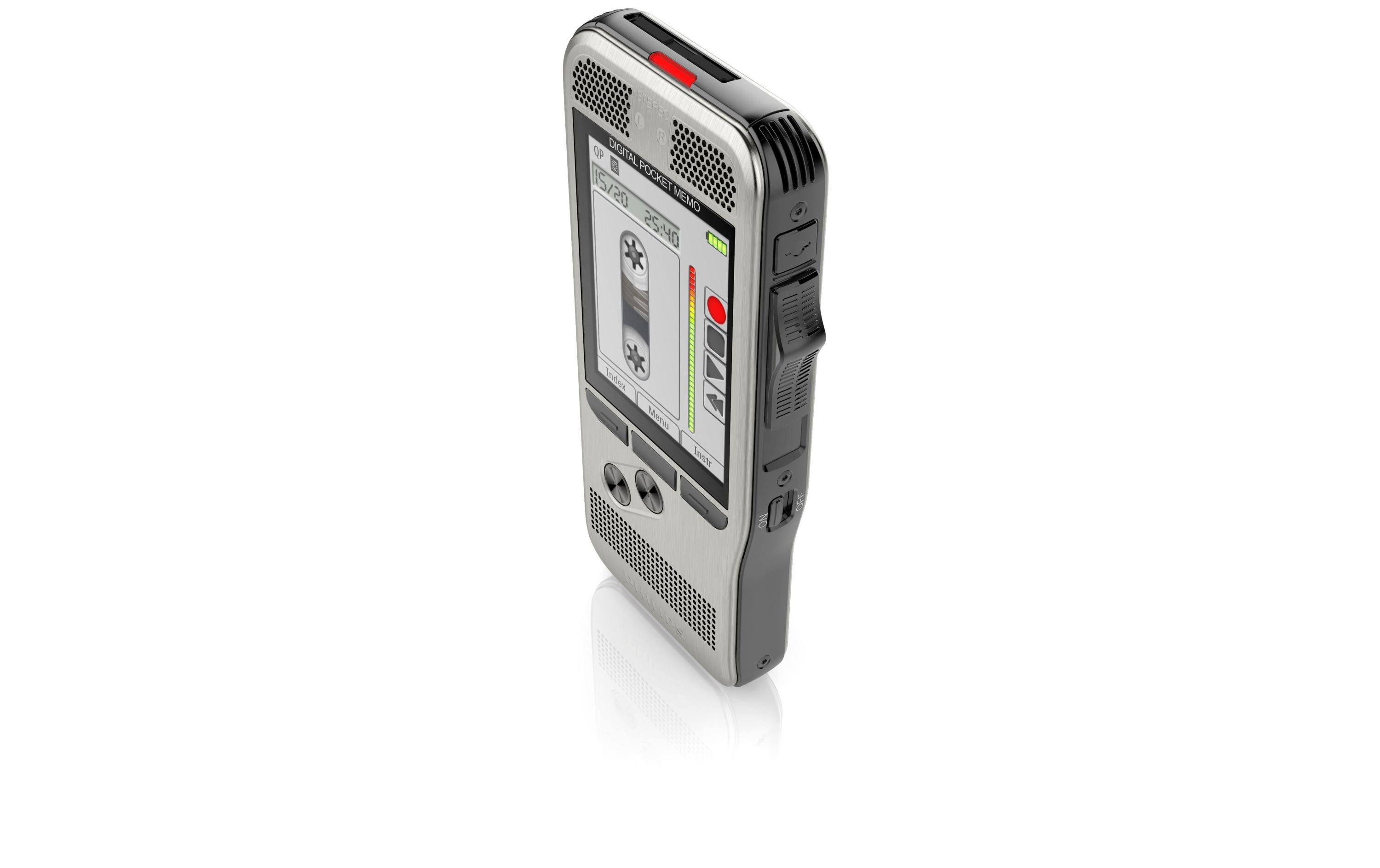 Diktiergerät Digital Pocket Memo DPM7200<br>Digitales Diktiergerät mit konfigurierbarem 4-Positions-Schiebeschalter