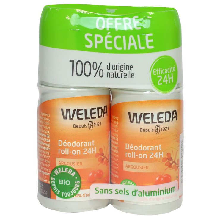 Déodorant roll-on 24h Argousier 2x50ml