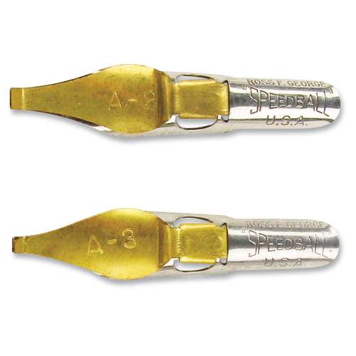 Speedball® A-Serie Schreibfeder 2er-Sets, quadratisch