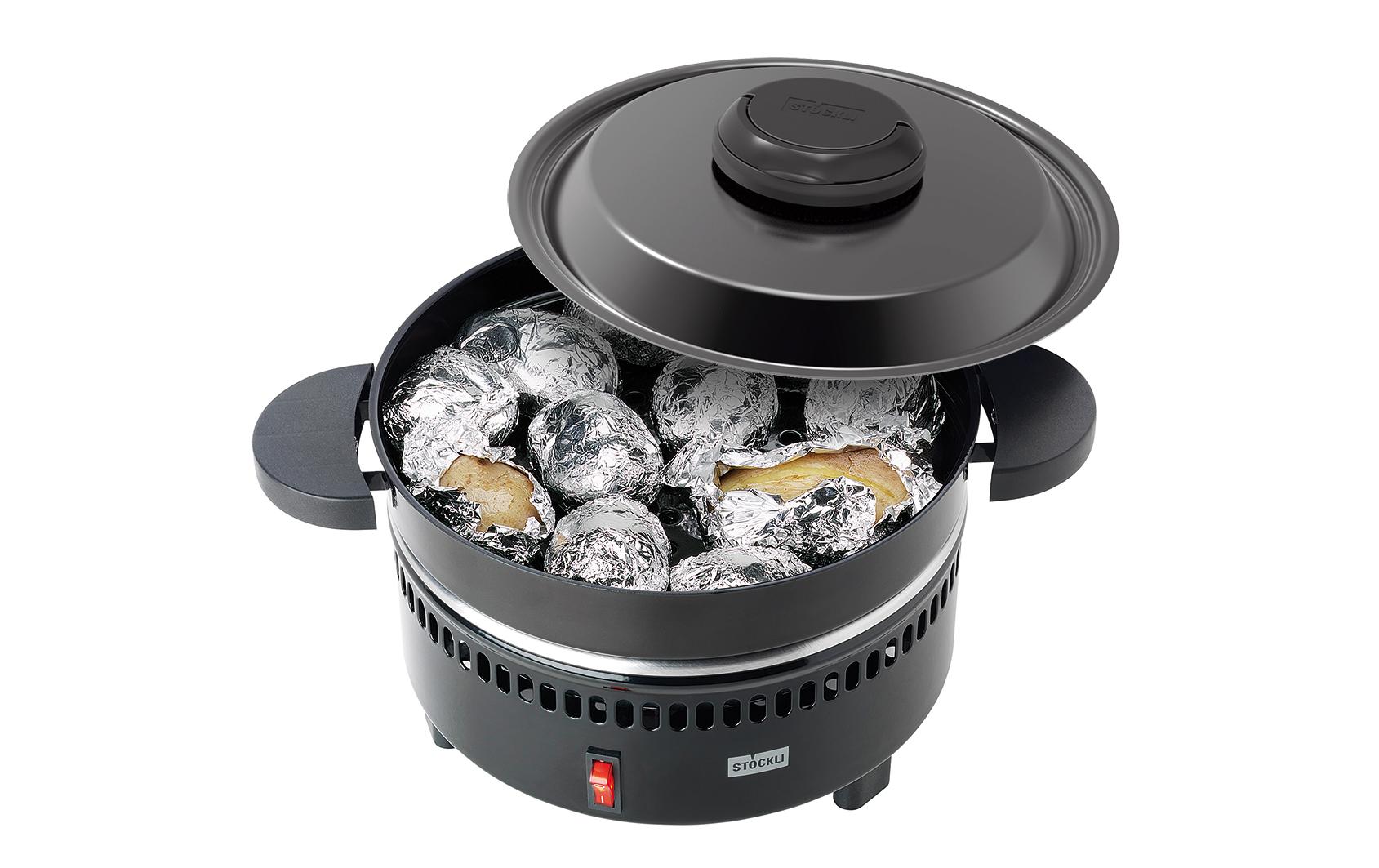 Marroni-Ofen mit GrillplatteMarroniofen mit Grill- und Crêpeplatte