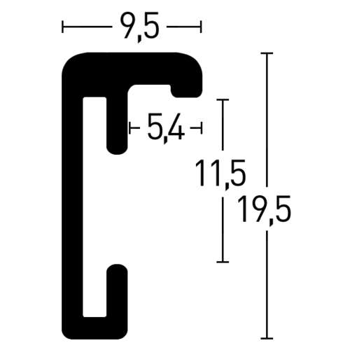 nielsen® CLASSIC Alu-Glaswechselrahmen