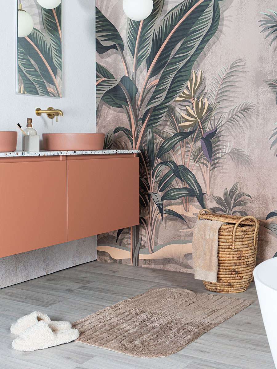 Badmat Benja – Taupe 60 x 100 cm