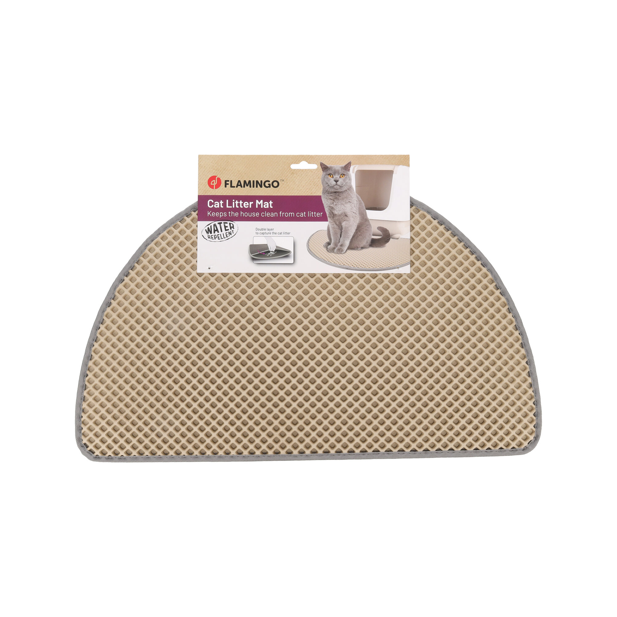 Flamingo Kattenbakmat Matz
