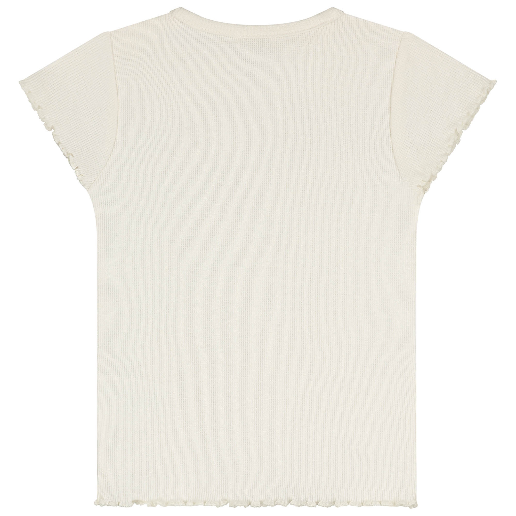 Prénatal peuter T-shirt korte mouwen effen wit