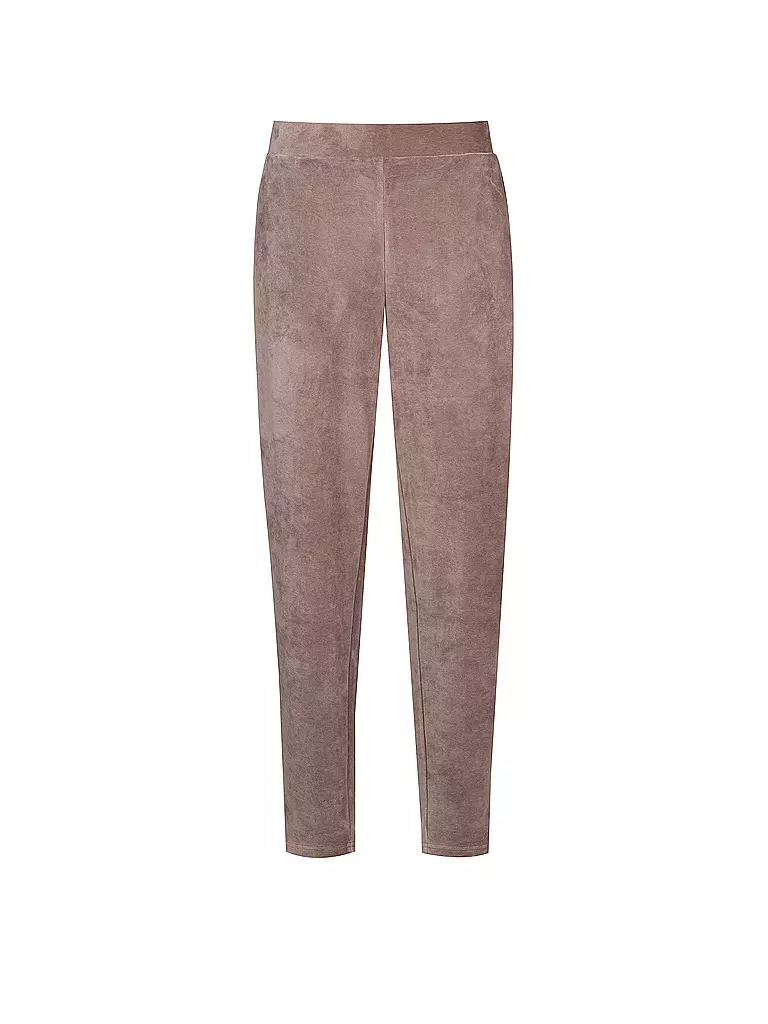MEY Loungewear Hose VELVET DREAM hellbraun