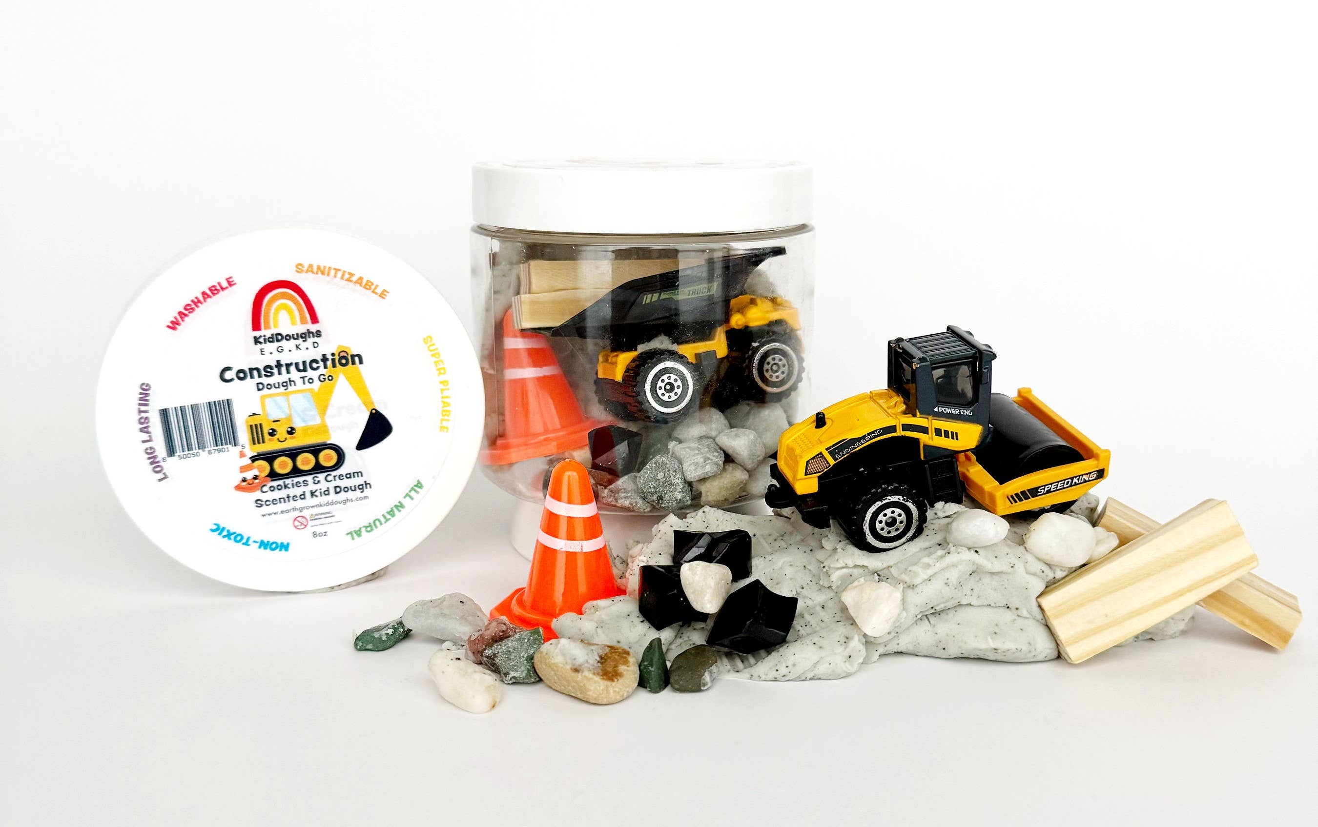 Knete Set Baustelle zum Mitnehmen