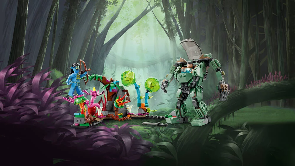LEGO® AVATAR 75571 NEYTIRI ET LE THANATOR VX QUARITCH DANS L'EXOSQUELETTE AMP
