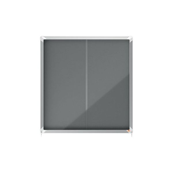 Nobo Suporte para Avisos Vitrine com Chave 12XA4 Porta 2 Folhas (cinzento Feltro Magnético: Não)