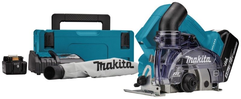Makita DCC500RTJ 18 V Diamantsnijder droog 125 mm ( 2x 5.0 Ah) accu , 1 lader, in mbox