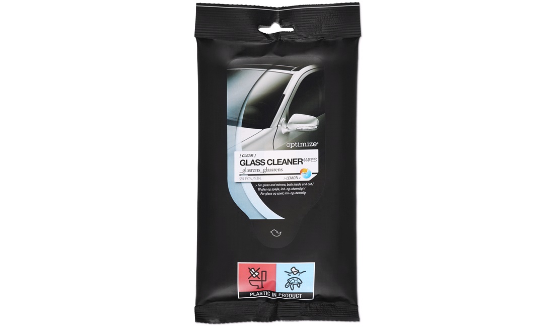 Glass wipes 24 stk. Optimize