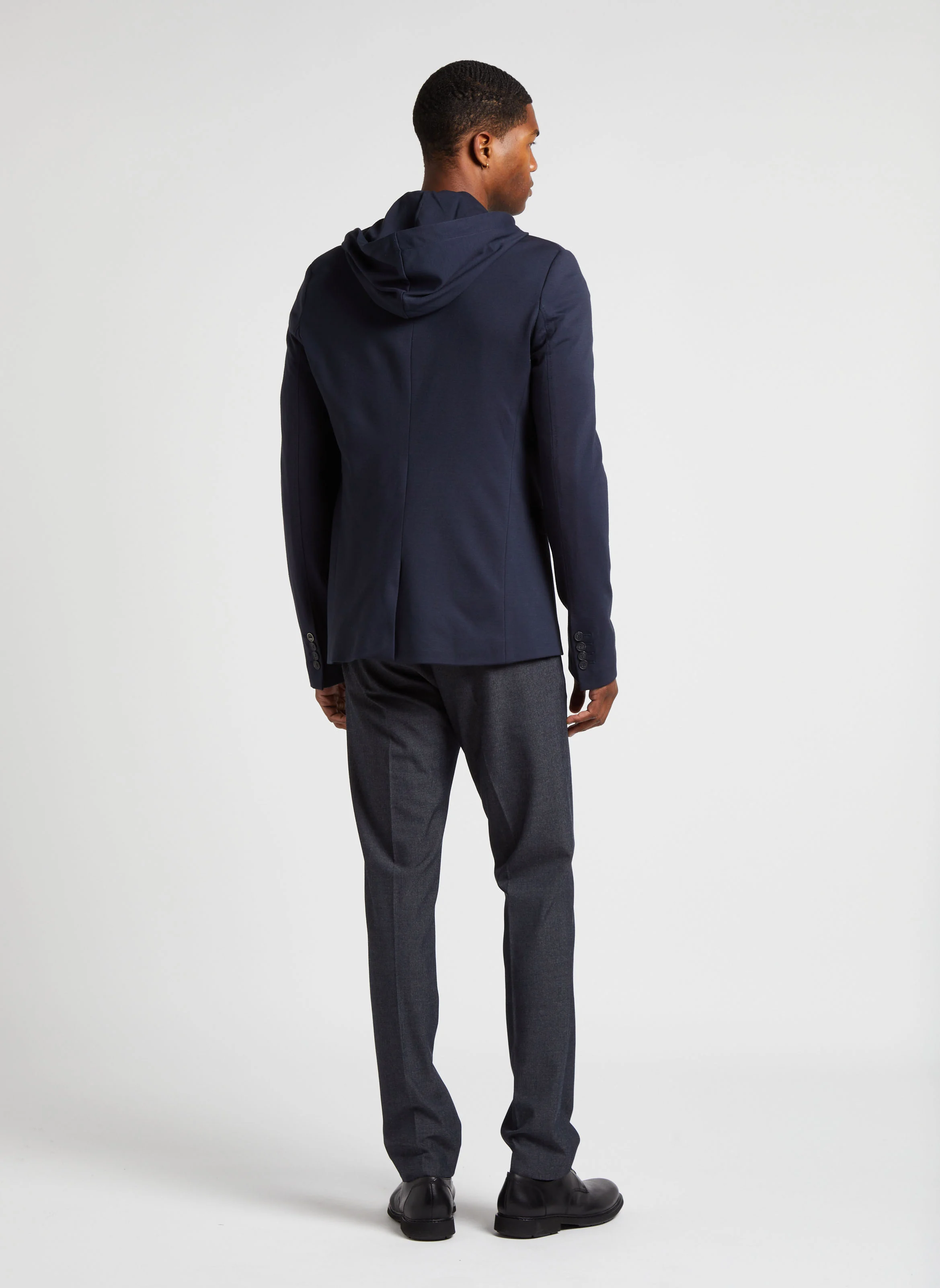 Veste col tailleur avec gilet amovible | Bleu
