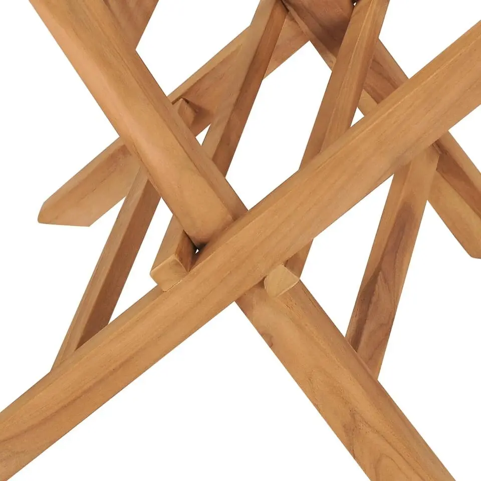 vidaXL - Tuinstoelen - Bruin - Hout - 2 stuks - Inklapbaar