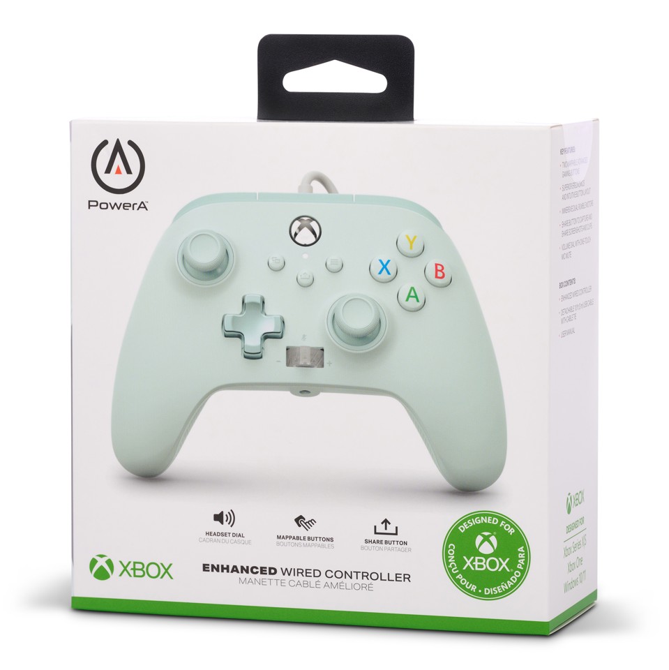 PowerA Enhanced Wired Controller - Xbox Series X/S - Cotton Candy Blue