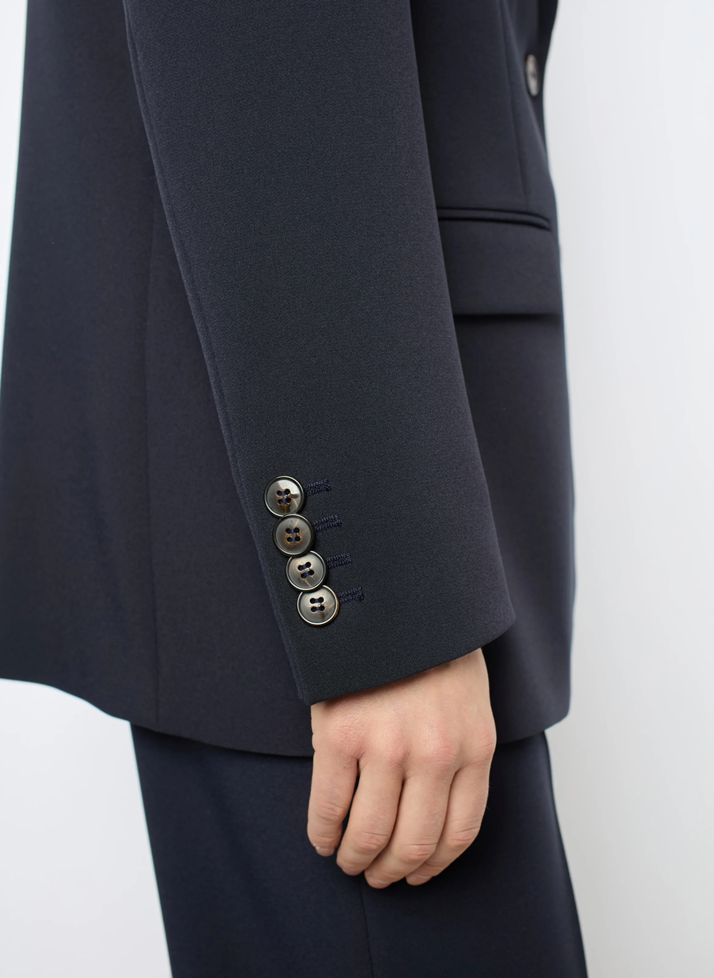 MALAK - Veste de tailleur droite | Bleu